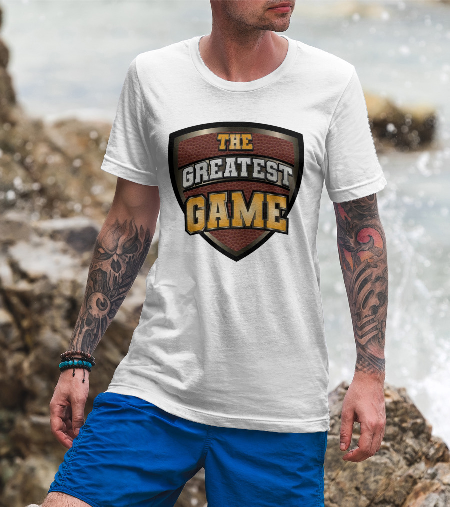 The Greatest Game Basketball Shield T-Shirt