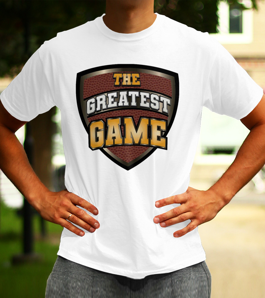 The Greatest Game Basketball Shield T-Shirt