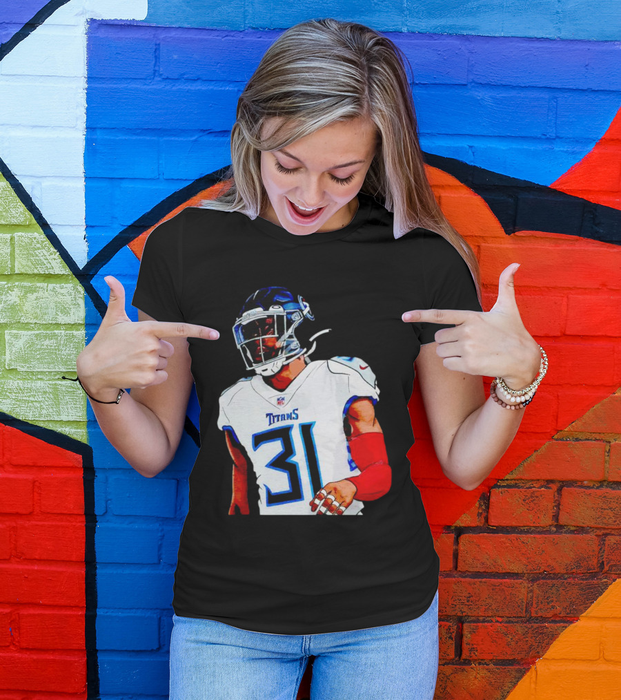 Kevin Byard Tennessee Titans 31 Cartoon NFL Player T-Shirt