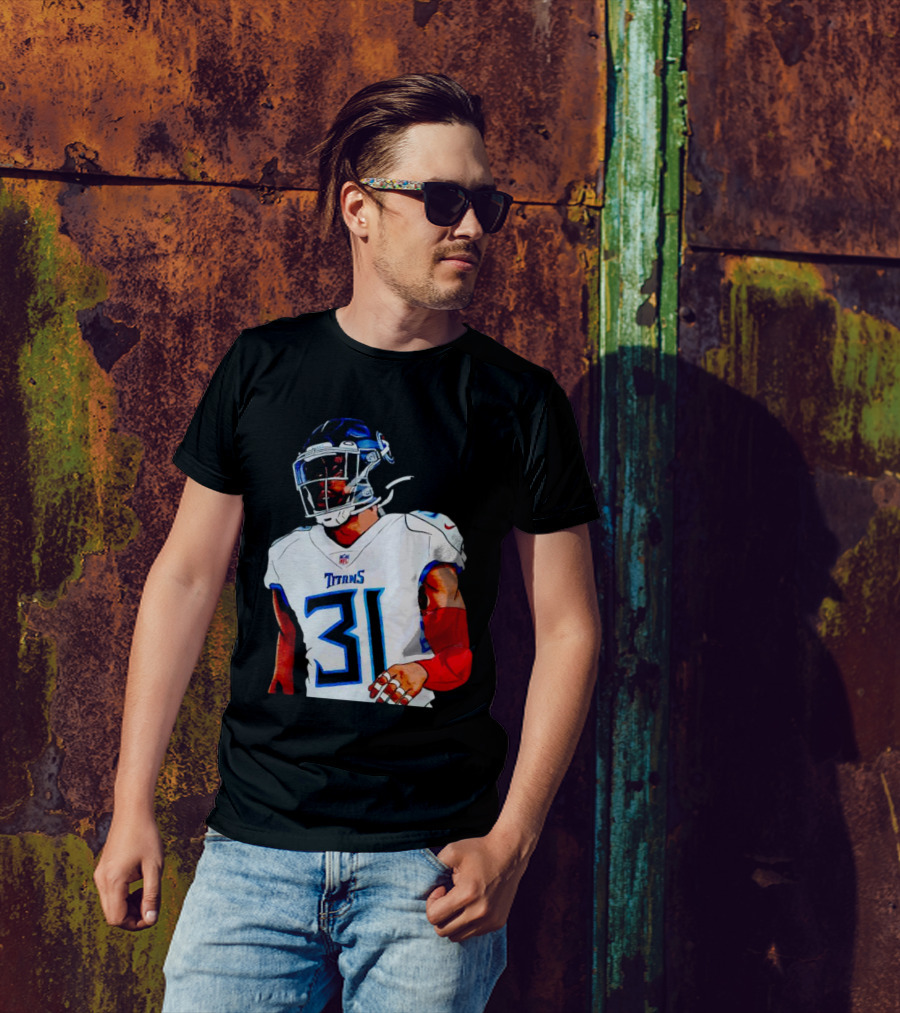 Kevin Byard Tennessee Titans 31 Cartoon NFL Player T-Shirt