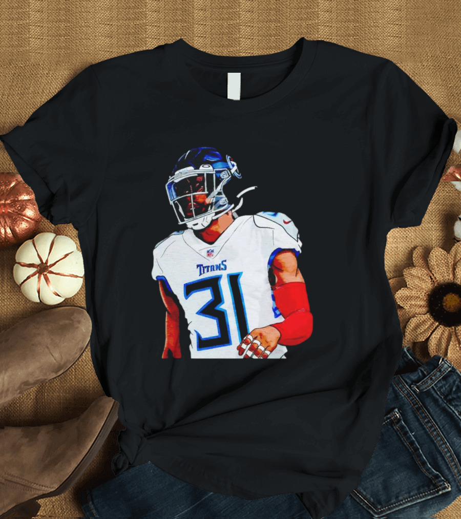 Kevin Byard Tennessee Titans 31 Cartoon NFL Player T-Shirt
