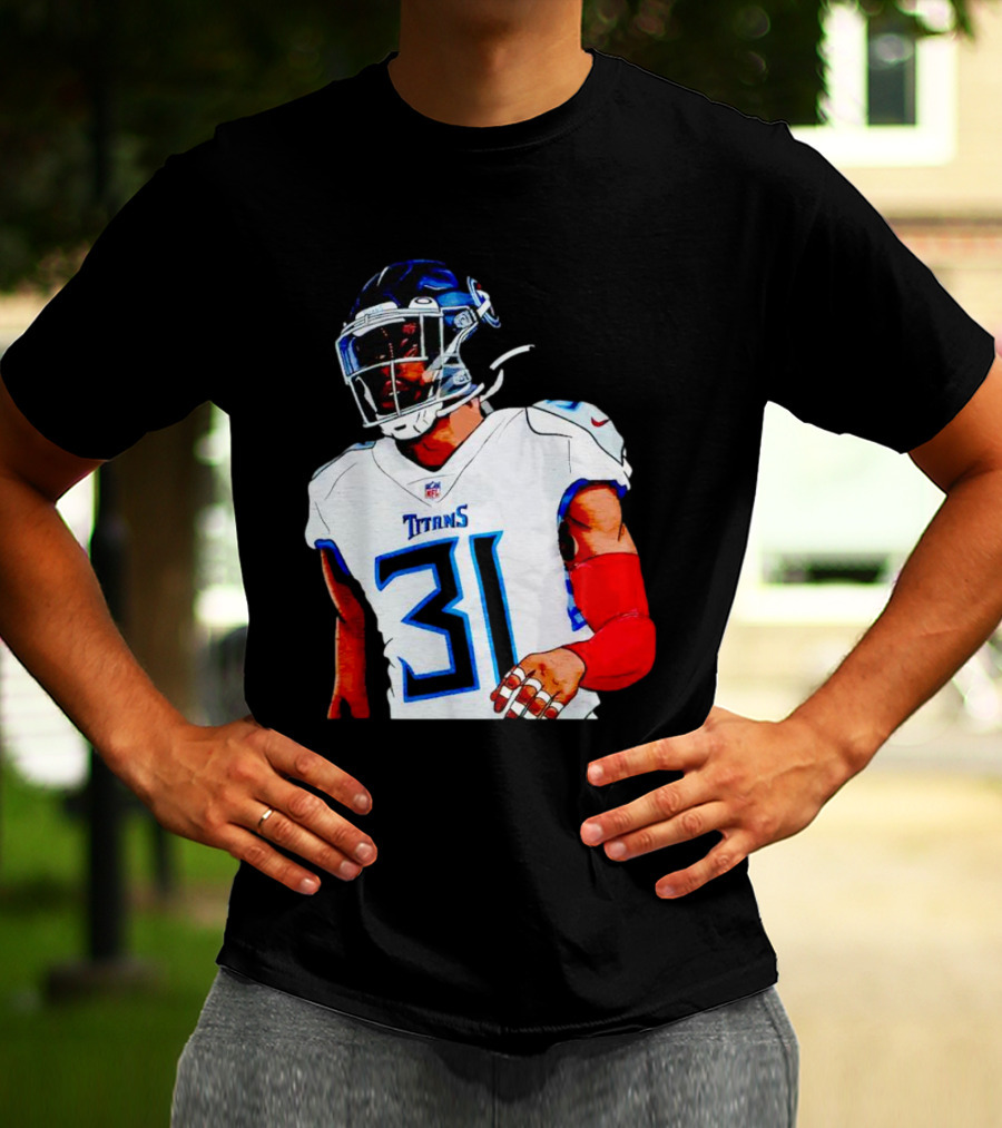Kevin Byard Tennessee Titans 31 Cartoon NFL Player T-Shirt