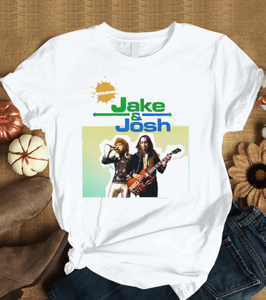 Nickelodeon Jake And Josh Rock Music Duo T-Shirt