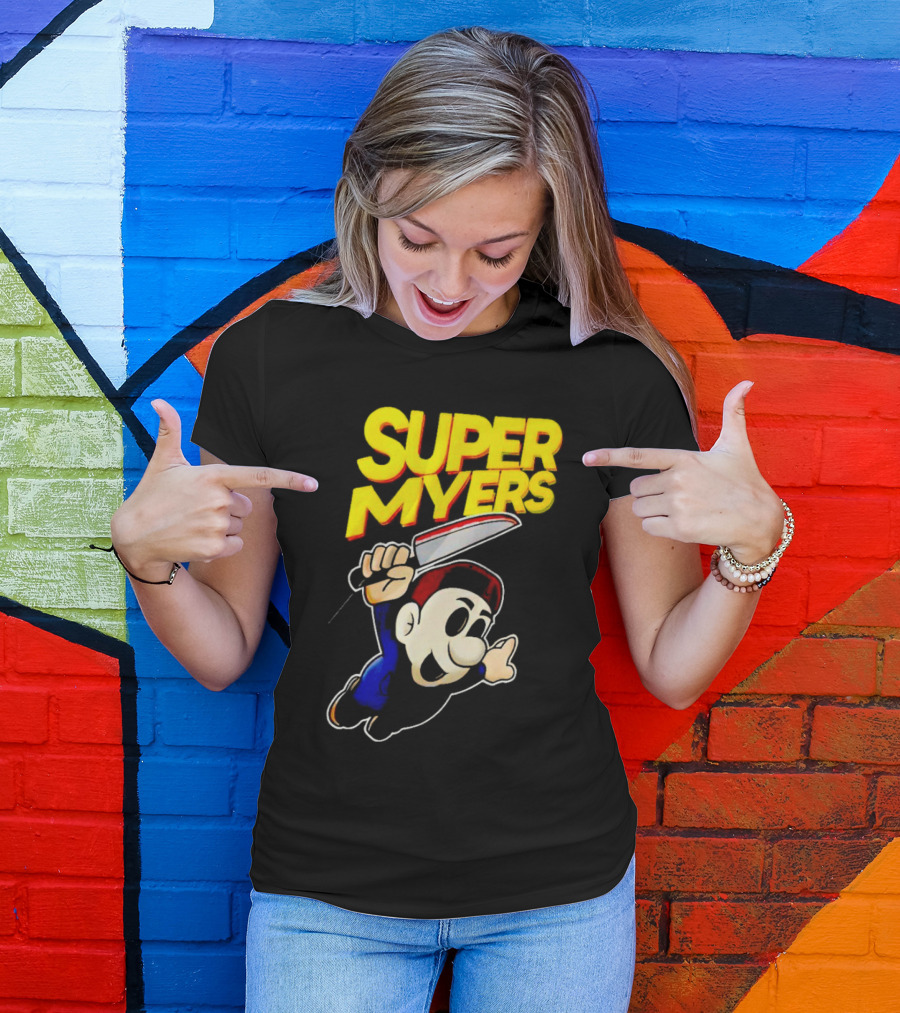 Super Myers Halloween Mario T-Shirt