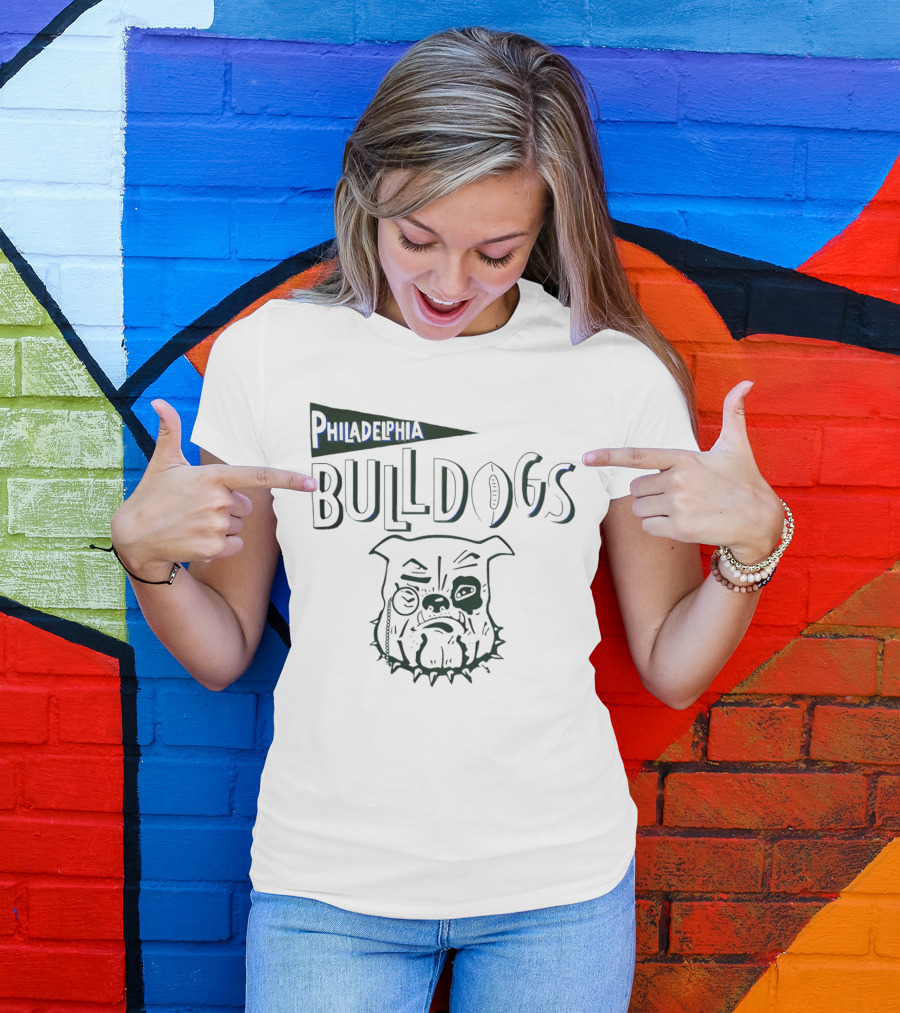 Philadelphia Bulldogs Bulldogs Football T-Shirt