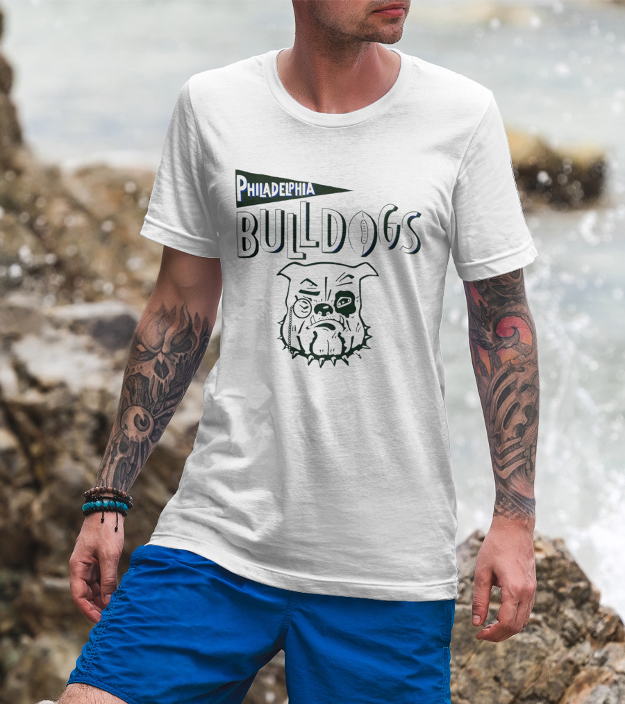 Philadelphia Bulldogs Bulldogs Football T-Shirt