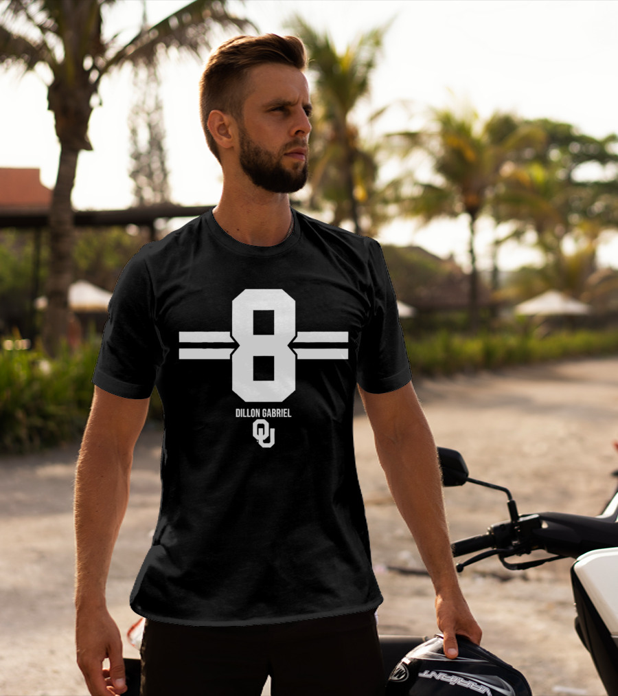 Dillon Gabriel 8 OU Oklahoma Sooners Football T-Shirt