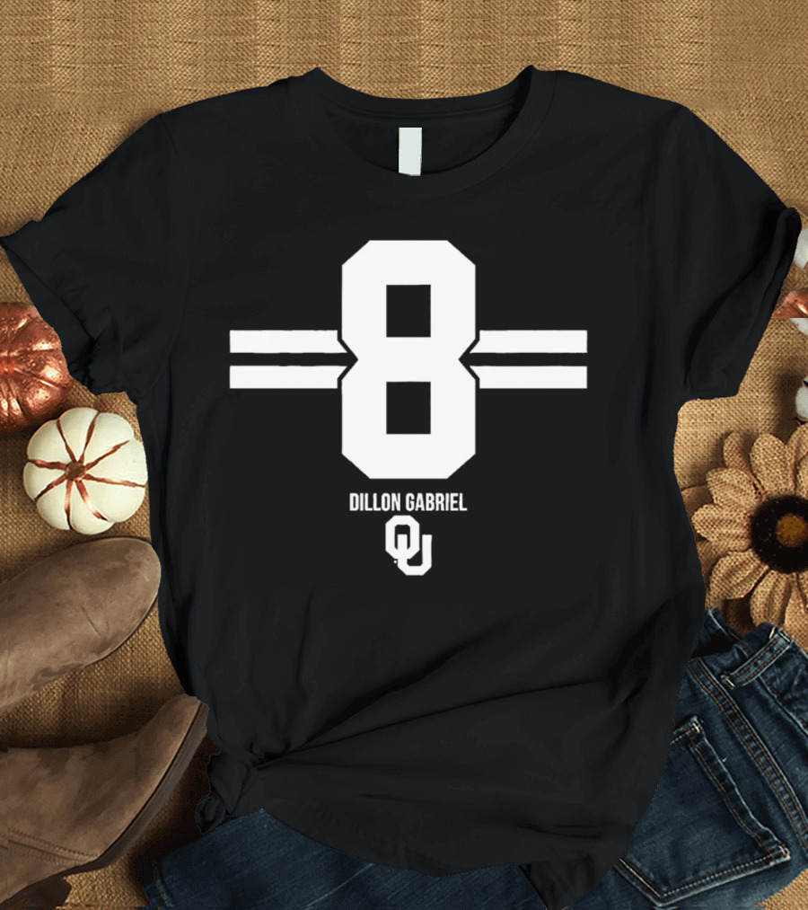 Dillon Gabriel 8 OU Oklahoma Sooners Football T-Shirt