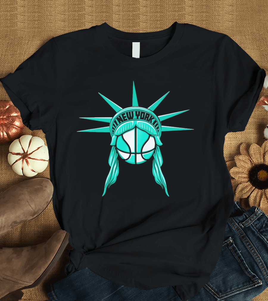 New York Liberty Basketball Lady Liberty T-Shirt