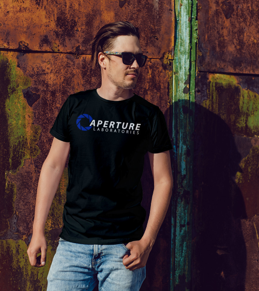 Propeller Chan Aperture Laboratories Portal T-Shirt