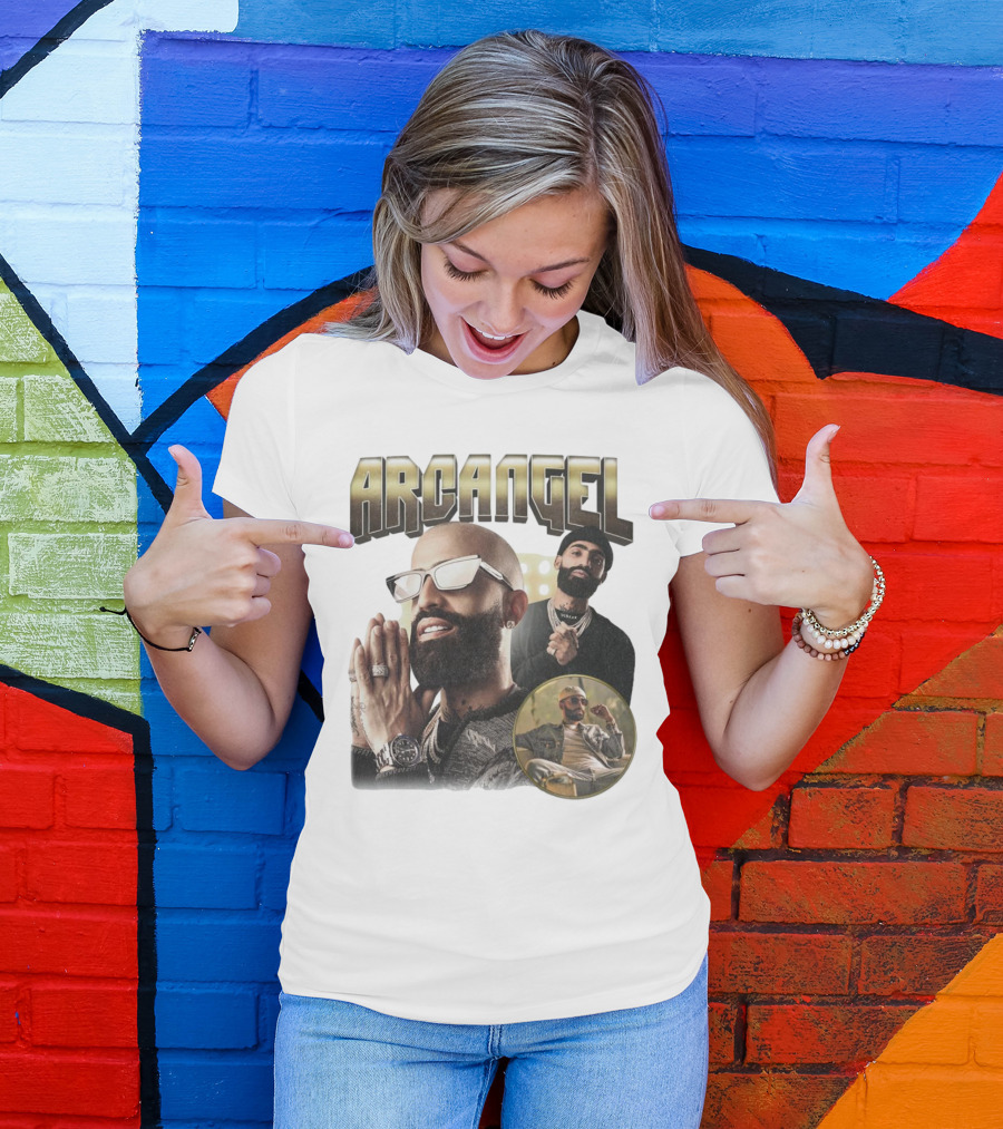 Arcangel Rapper Vintage Style Collage T-Shirt