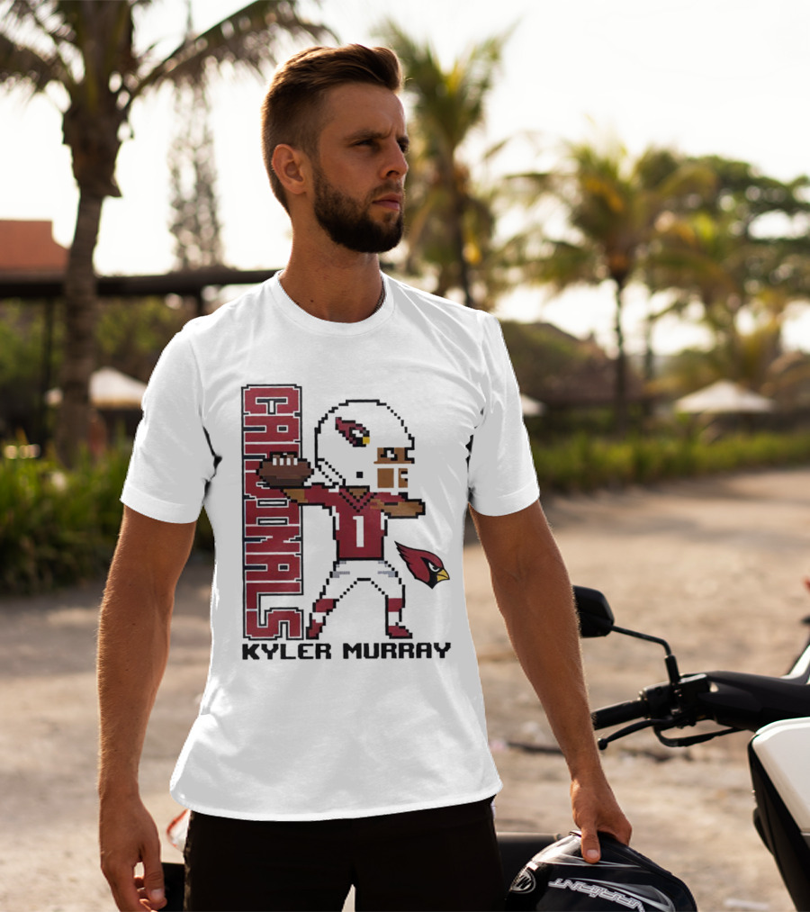 Cardinals Kyler Murray Arizona Football Pixel T-Shirt