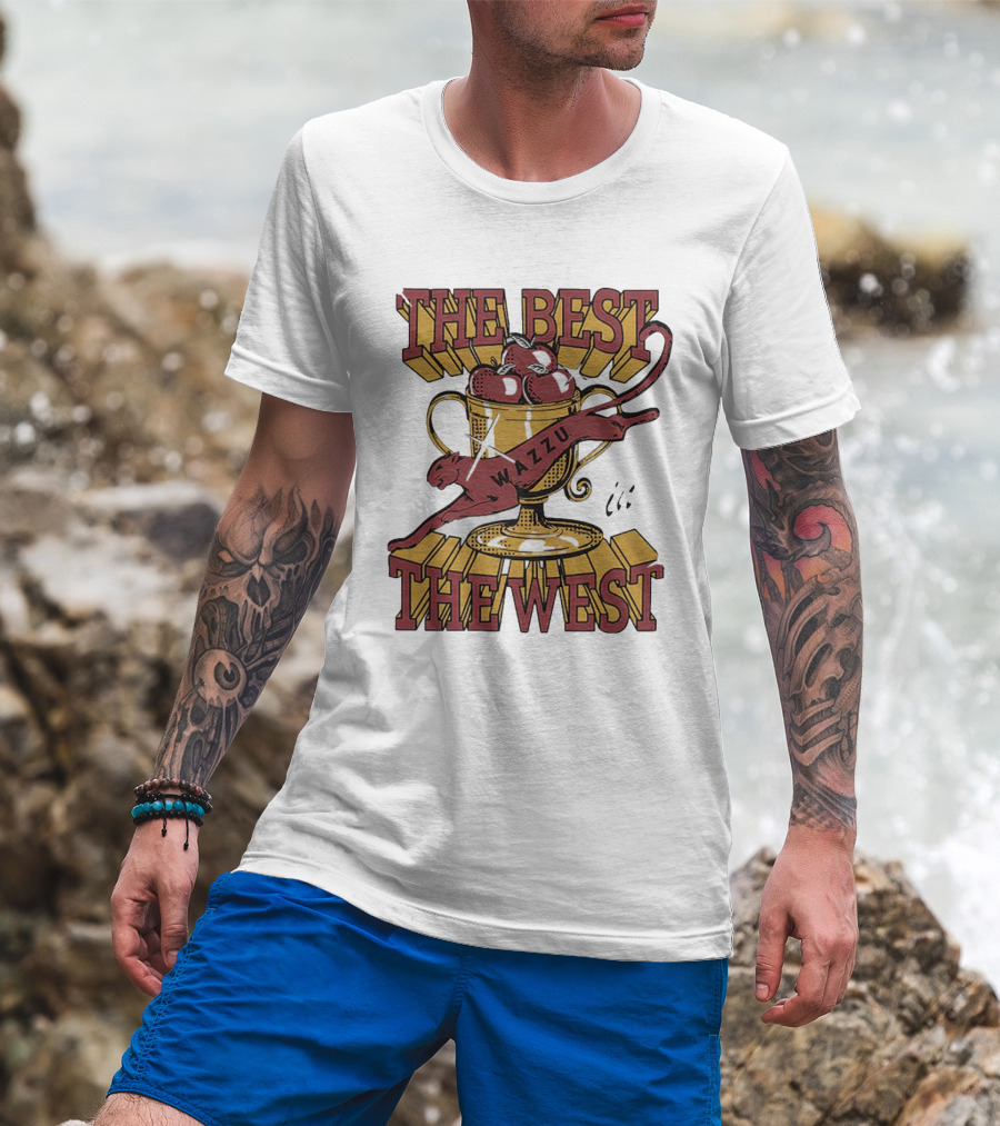 Wazzu The Best In The West Trophy Panther T-Shirt