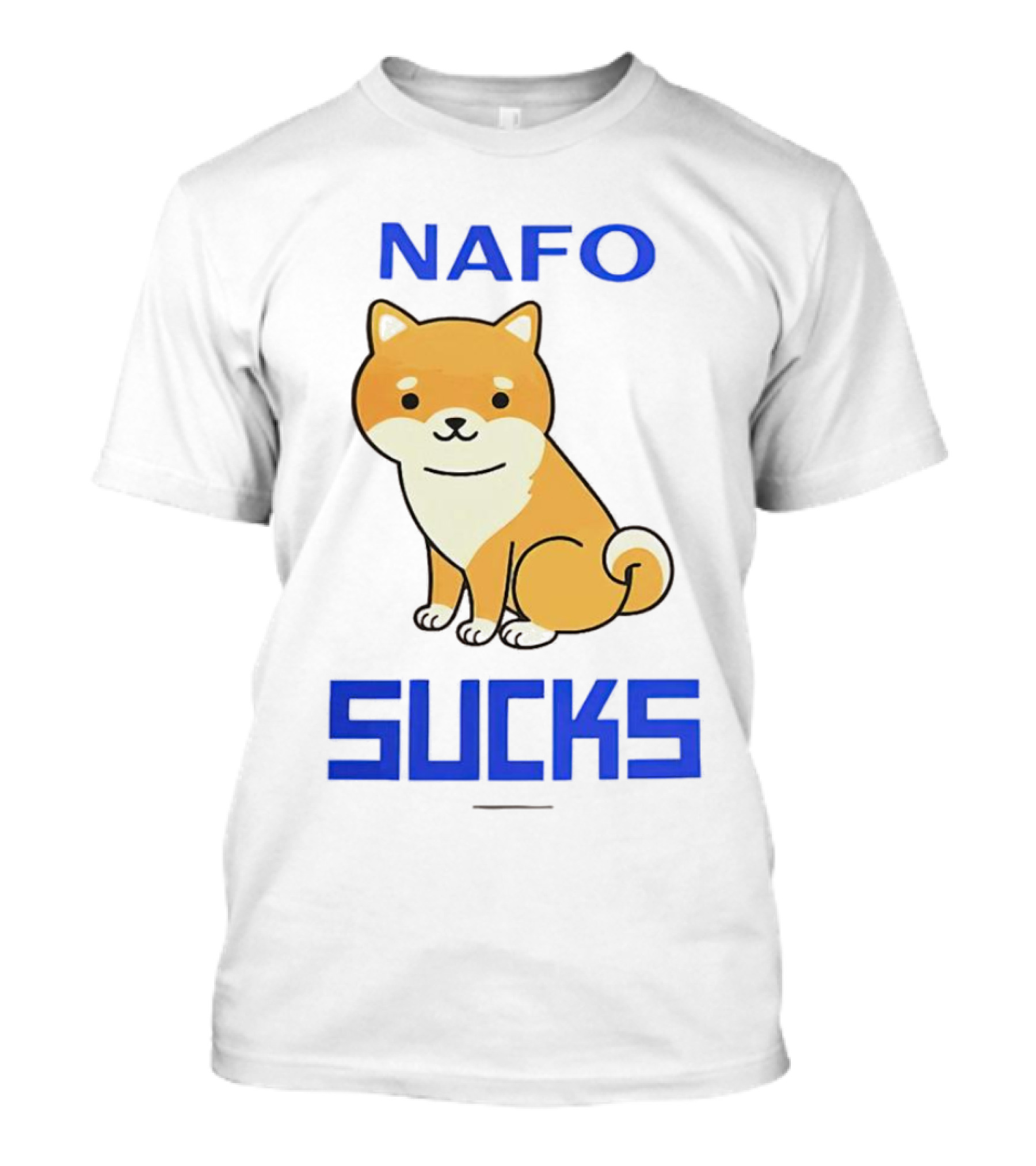 NAFO Furry Dog Meme Critique T-Shirt
