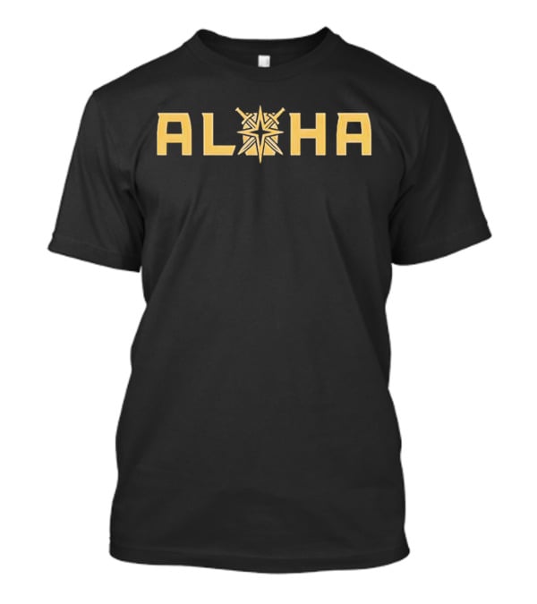 Vegas Golden Knights Aloha Hockey Knights T-Shirt