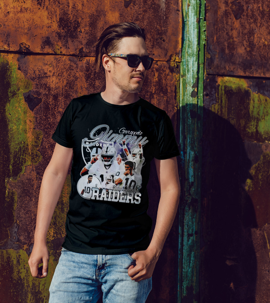 Jimmy Garoppolo Raiders Las Vegas Vintage Football Quarterback T-Shirt