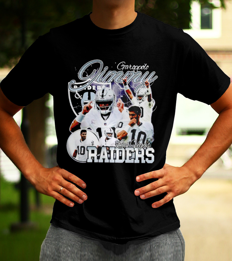 Jimmy Garoppolo Raiders Las Vegas Vintage Football Quarterback T-Shirt