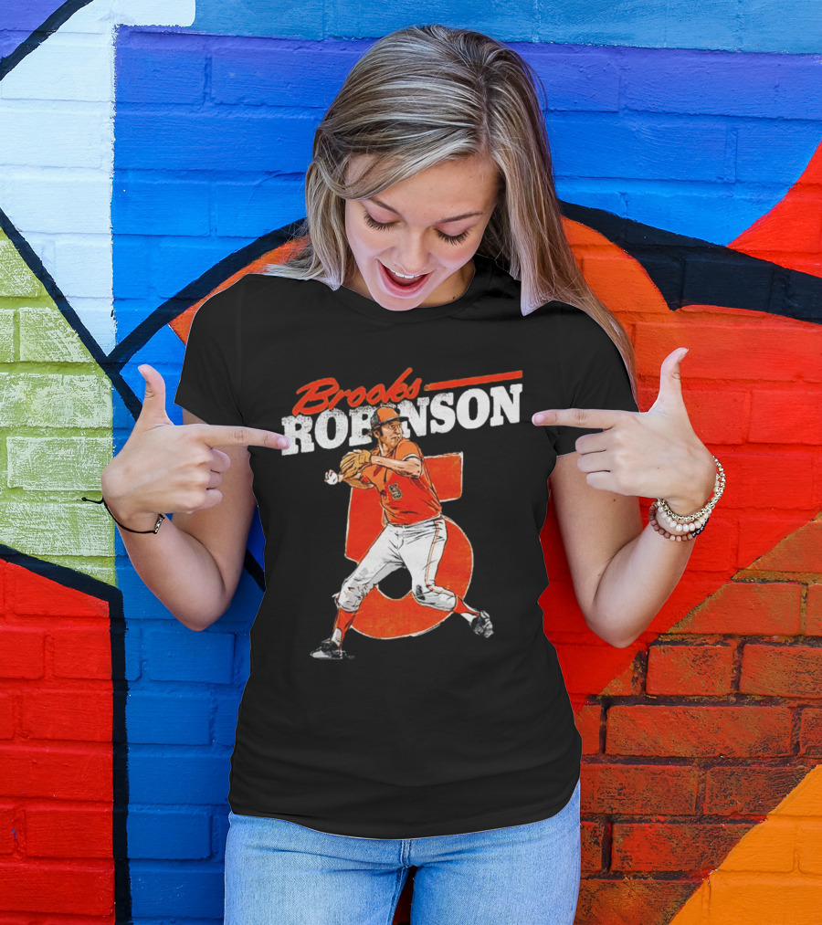 Brooks Robinson 5 Baltimore Orioles Baseball Legend T-Shirt