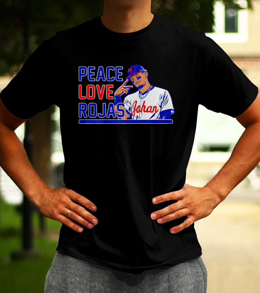 Peace Love Rojas Johan Philadelphia Phillies T-Shirt