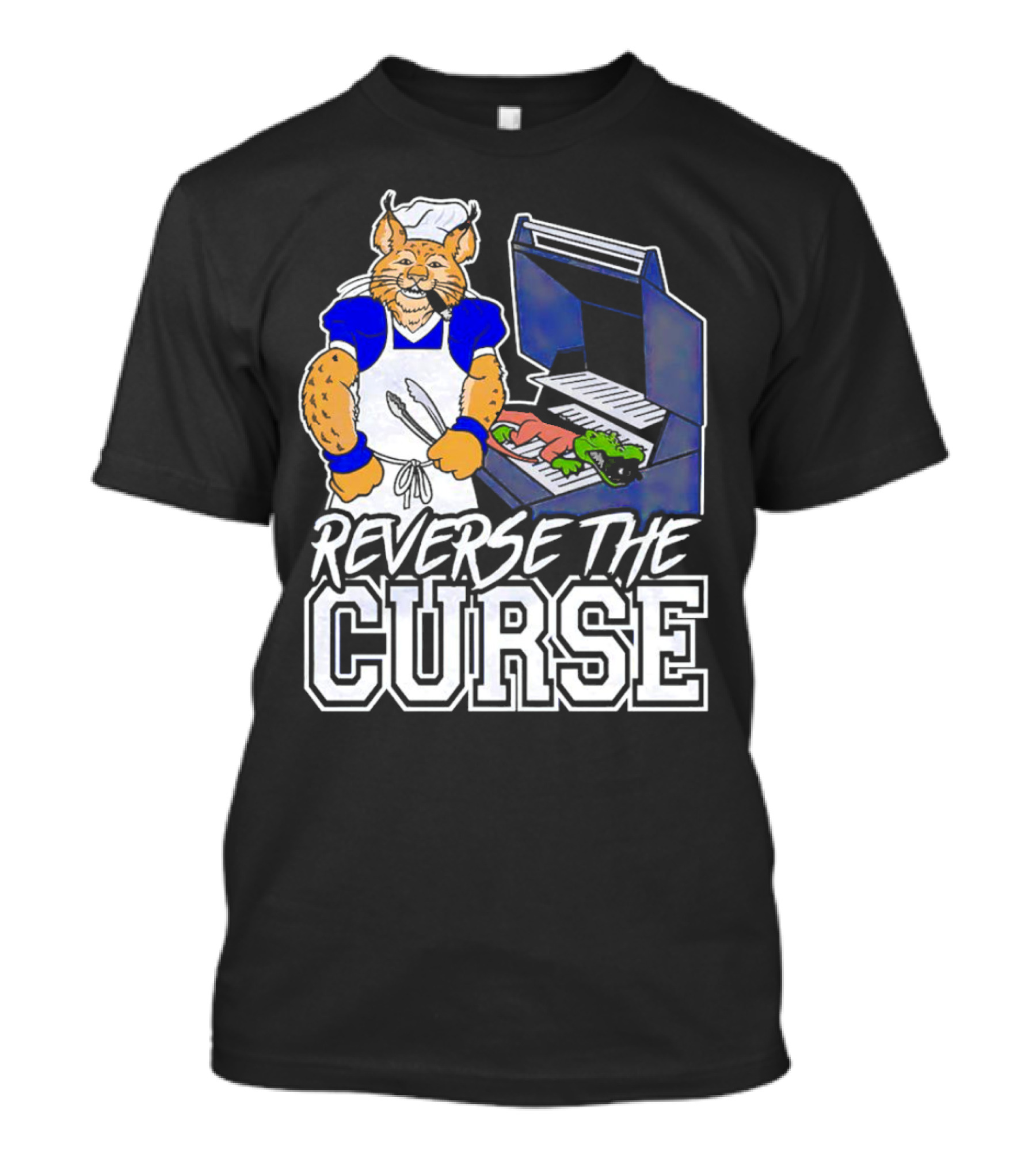Reverse The Curse Kentucky Wildcats Florida Gators Barbecue Grill Rivalry T-Shirt