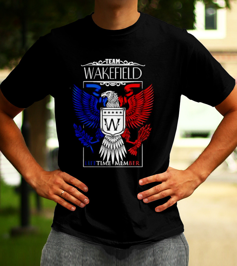 Team Wakefield Lifetime Member Eagle Crest T-Shirt