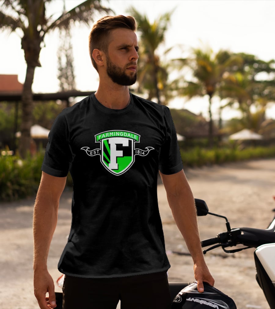 Farmingdale F Crest Est 1814 T-Shirt