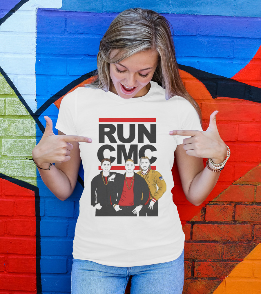 RUN CMC Remake Retro Hip-Hop Style Trio T-Shirt