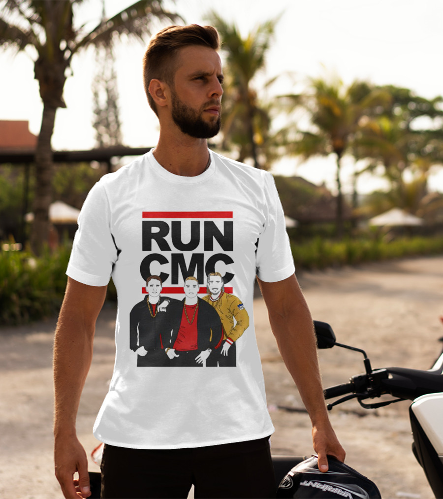 RUN CMC Remake Retro Hip-Hop Style Trio T-Shirt