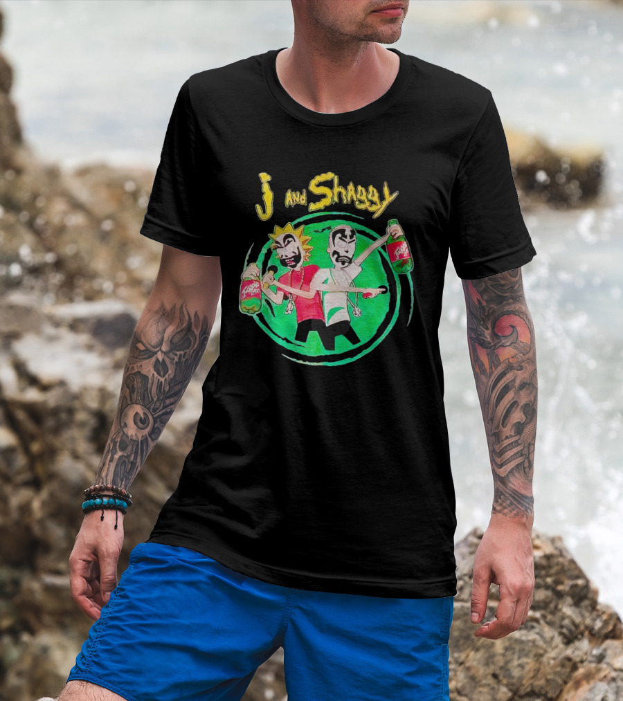 J And Shaggy Insane Clown Posse Rick And Morty Crossover Image T-Shirt