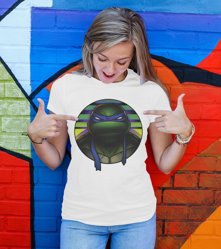 Leonardo Teenage Mutant Ninja Turtles Vintage Mutant Blue T-Shirt