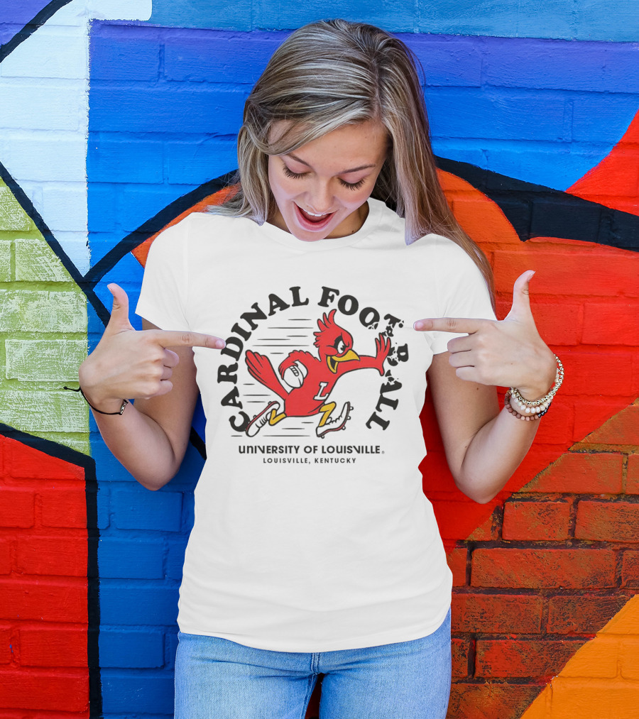 Louisville Cardinals Football University Of Louisville Mascot Louisville Kentucky T-Shirt