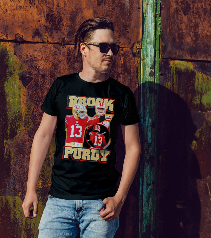 Brock Purdy San Francisco 49ers NFL Quarterback Football Number 13 T-Shirt
