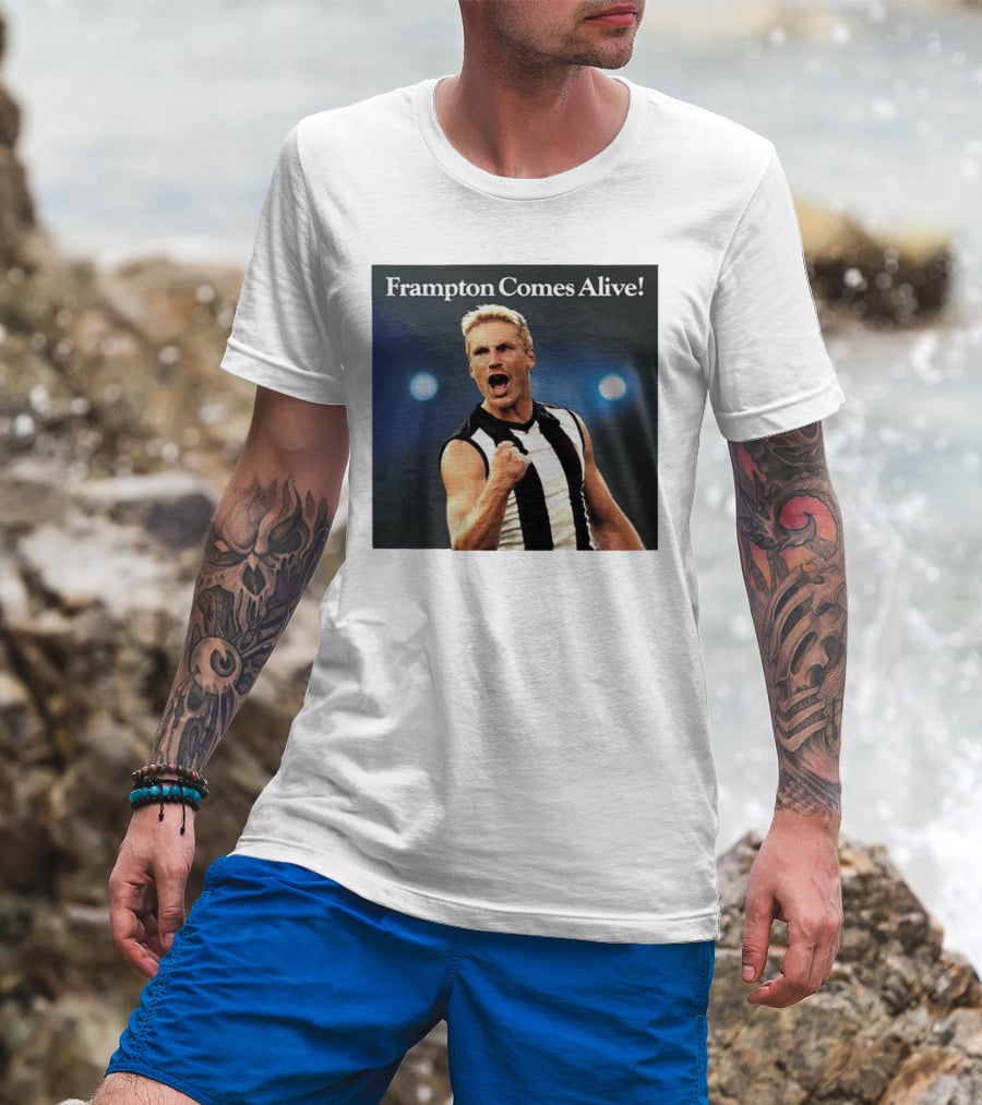 Frampton Comes Alive Collingwood Football Club Tribute Player T-Shirt