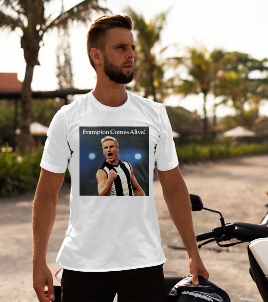 Frampton Comes Alive Collingwood Football Club Tribute Player T-Shirt