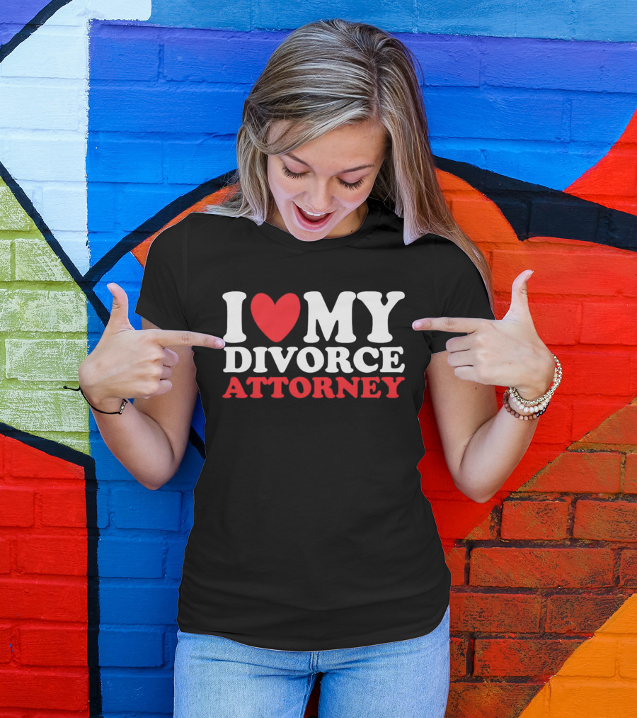 I Heart My Divorce Attorney T-Shirt