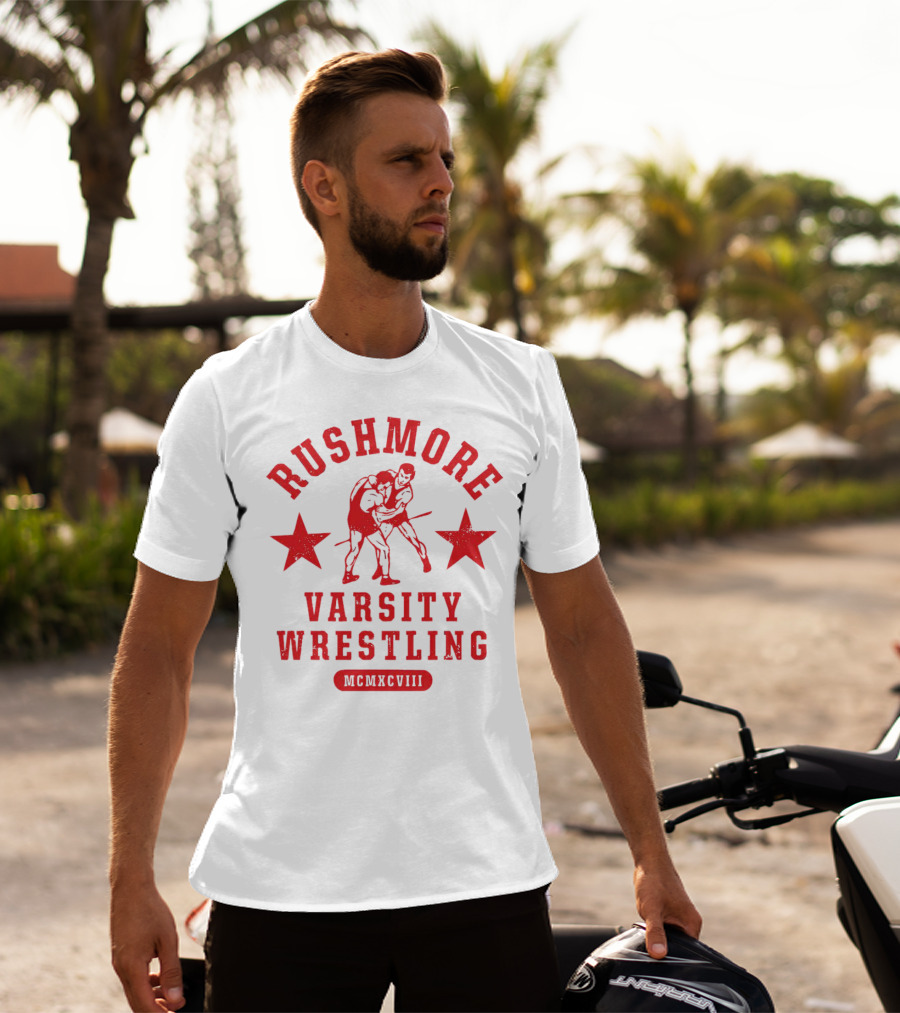 Rushmore Varsity Wrestling MCMXCVIII T-Shirt