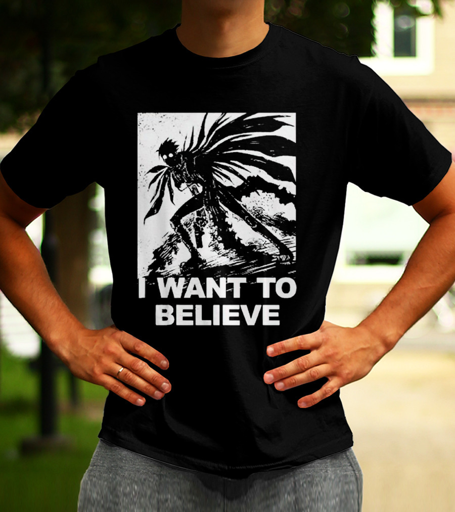 Death Note I Want To Believe Ryuk T-Shirt
