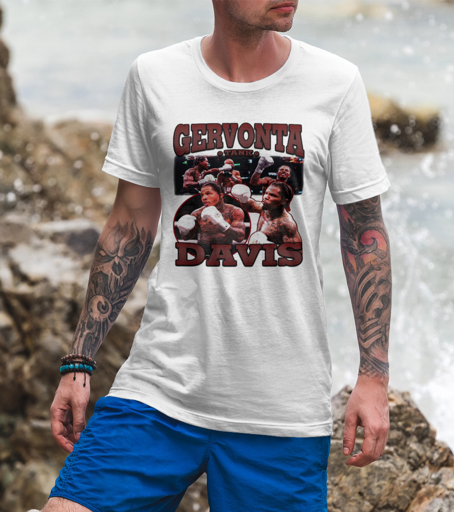 Gervonta Davis Tank Vintage Bootleg Boxing Collage T-Shirt