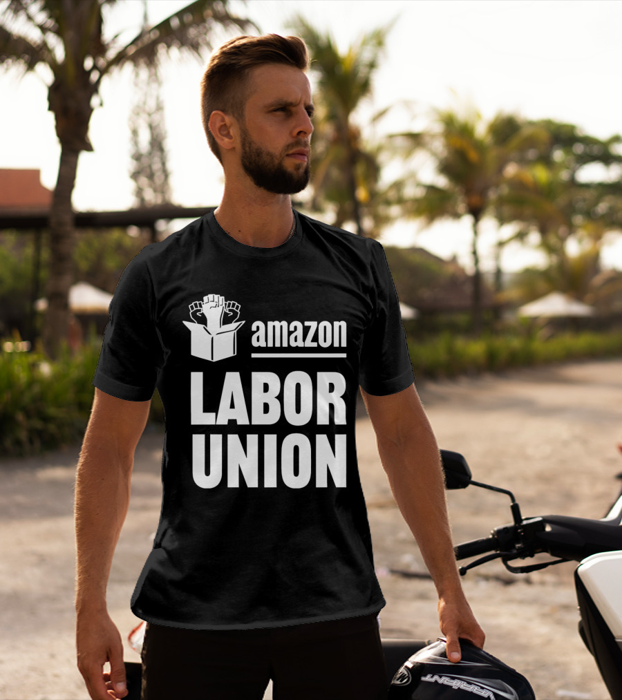 Amazon Labor Union Fists In Box T-Shirt