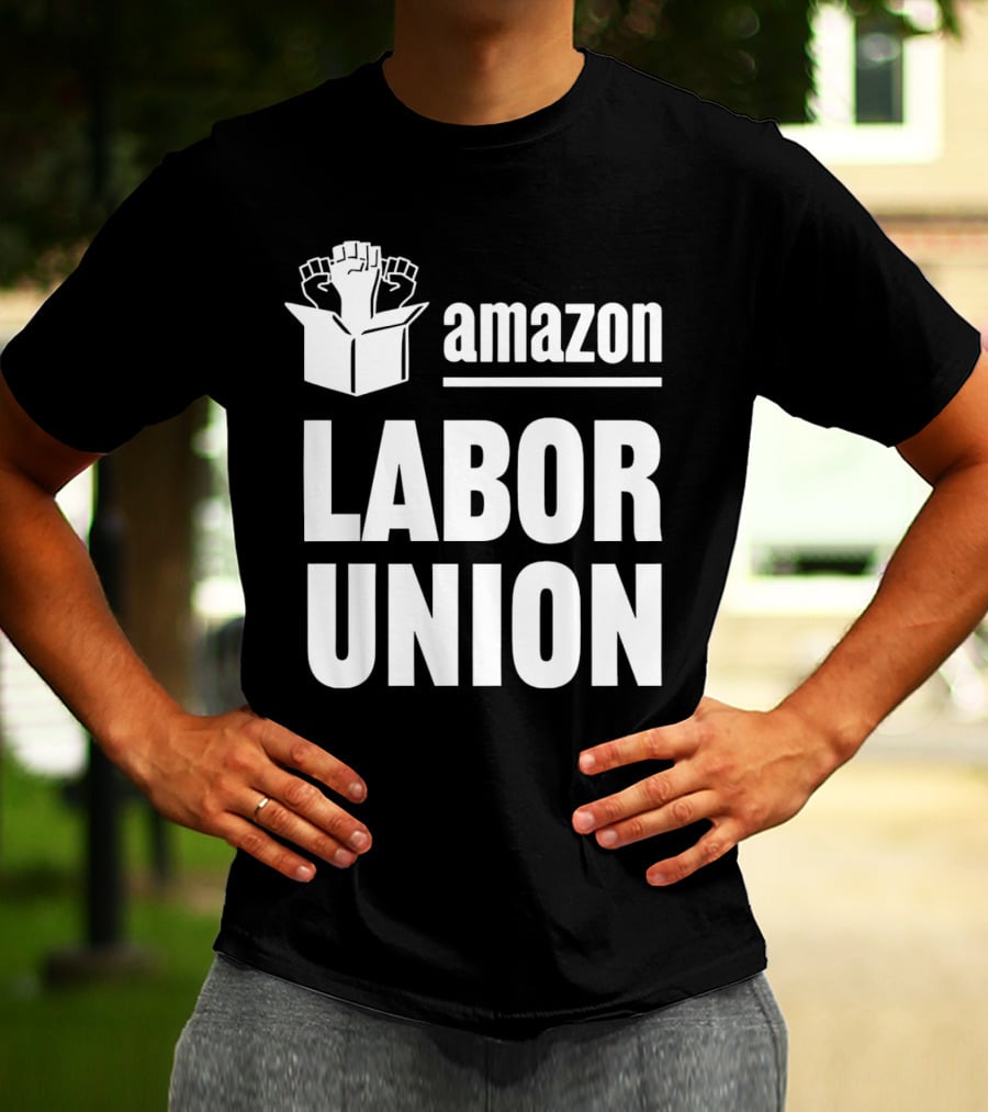 Amazon Labor Union Fists In Box T-Shirt