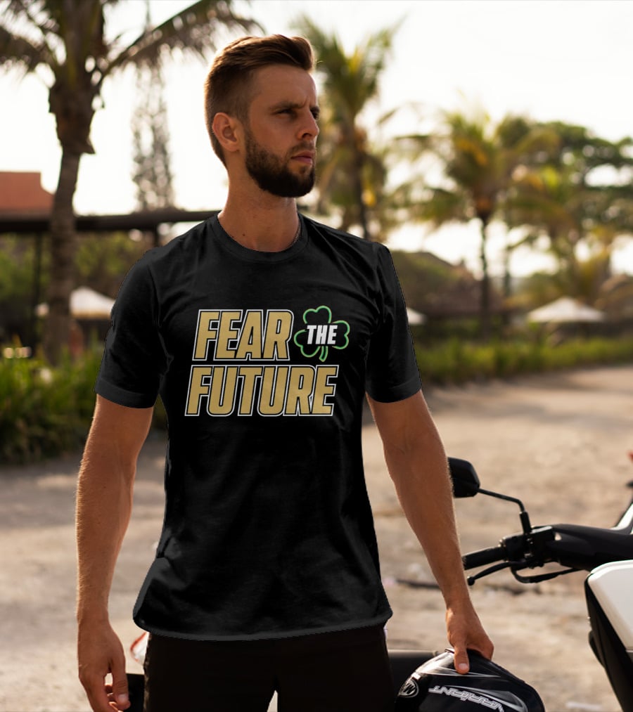 Fear The Future Notre Dame Fighting Irish Shamrock T-Shirt