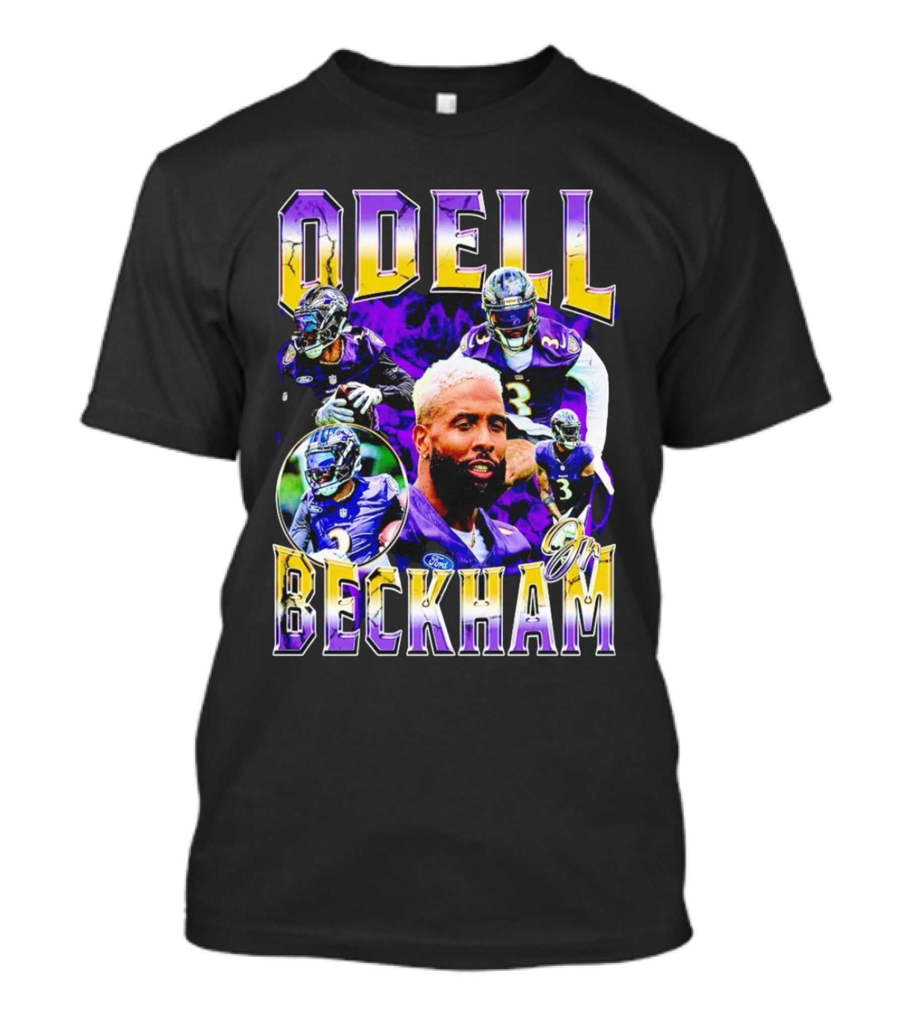 Odell Beckham Jr Baltimore Ravens Football Player Highlights T-Shirt