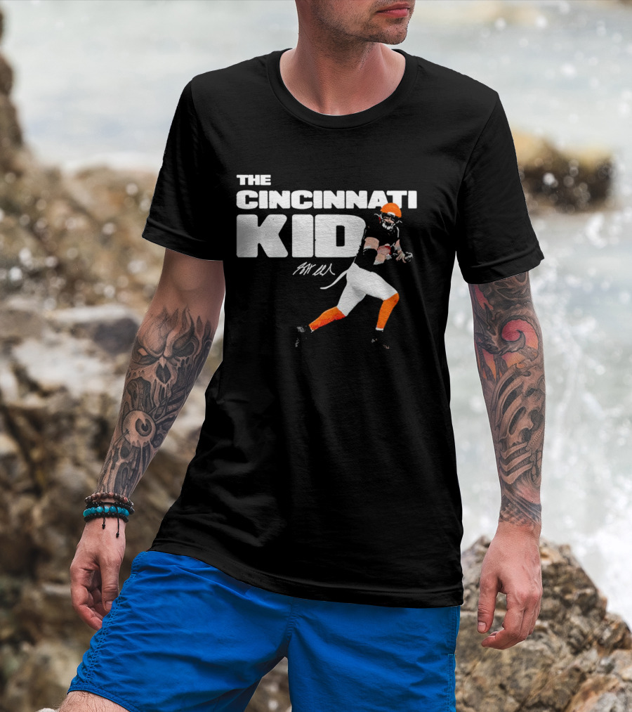 Trey Hendrickson Cincinnati Bengals The Cincinnati Kid Signature Football Gear T-Shirt