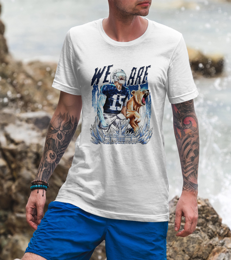 We Are 15 Drew Allar Penn State Nittany Lions Vintage Cartoon T-Shirt