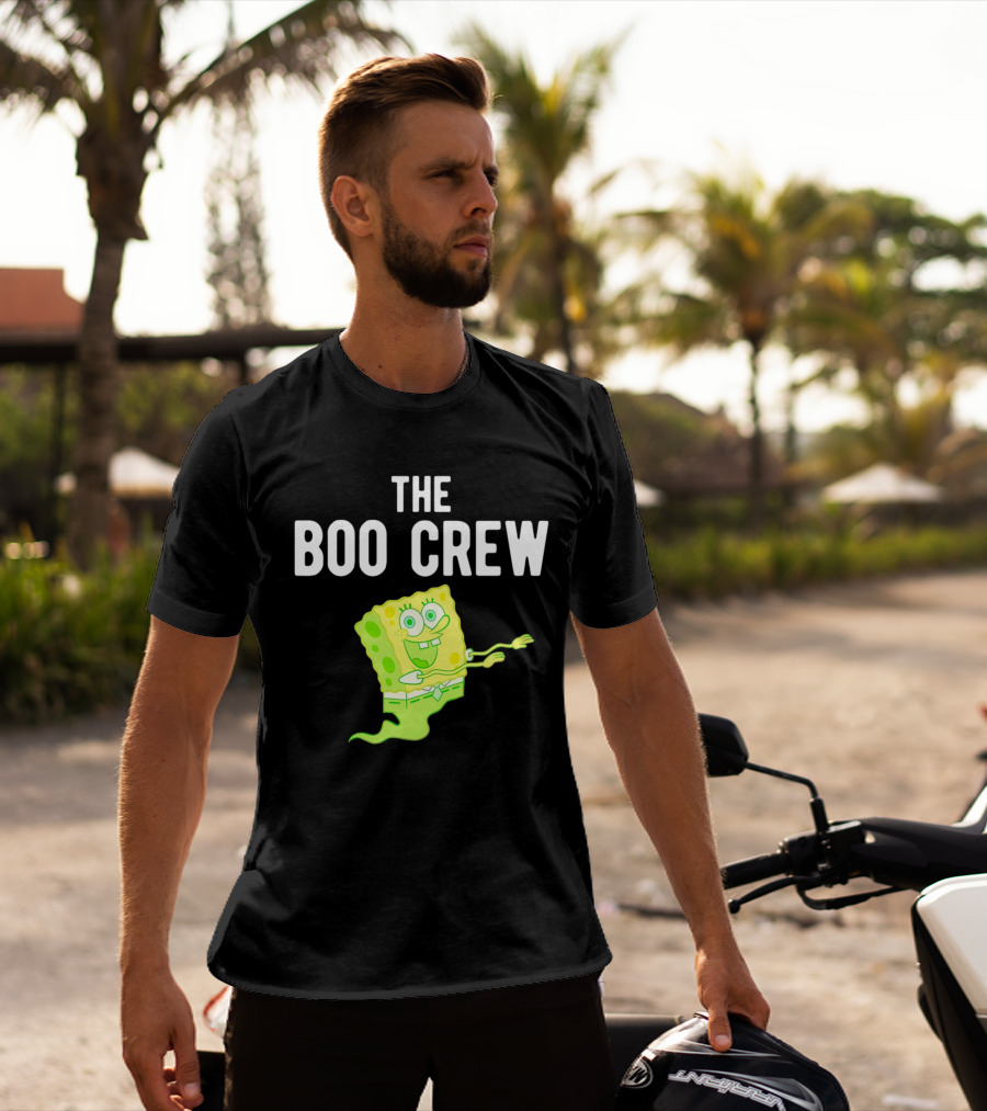 The Boo Crew Ghost SpongeBob Halloween T-Shirt