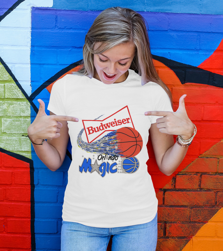 Budweiser Orlando Magic Basketball T-Shirt