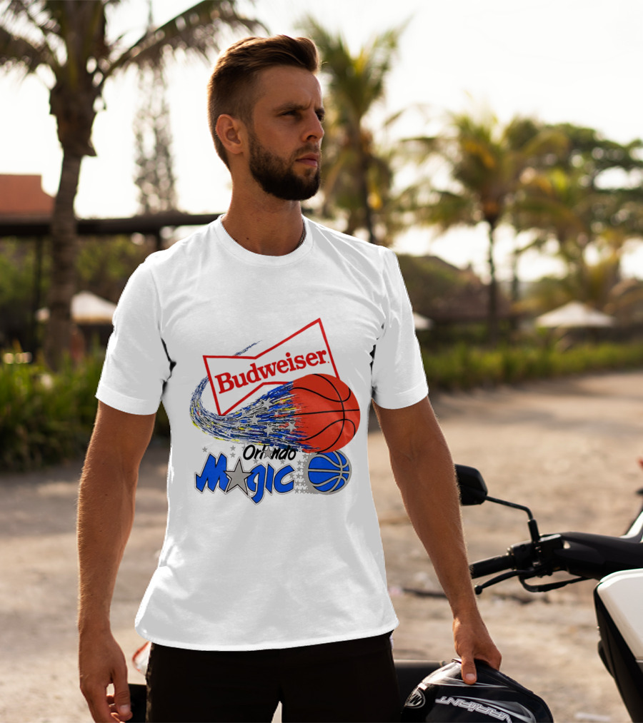 Budweiser Orlando Magic Basketball T-Shirt