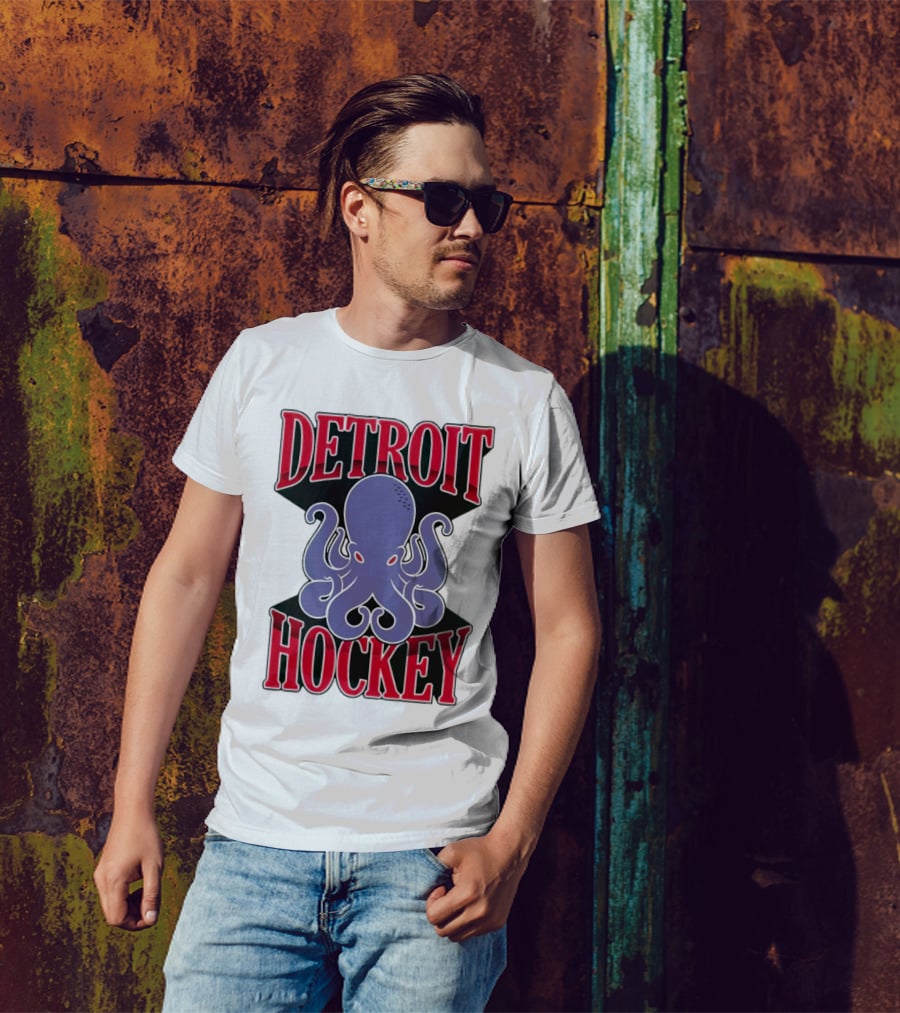 Detroit Hockey Octopus Sports T-Shirt