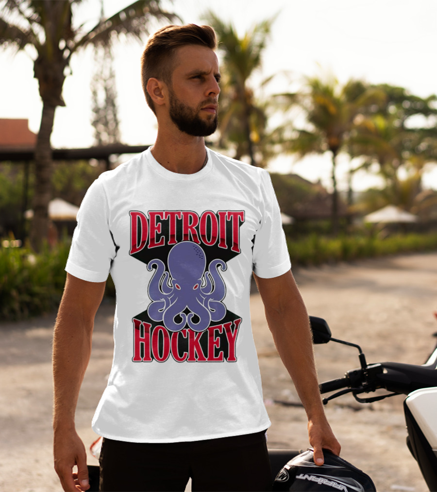 Detroit Hockey Octopus Sports T-Shirt