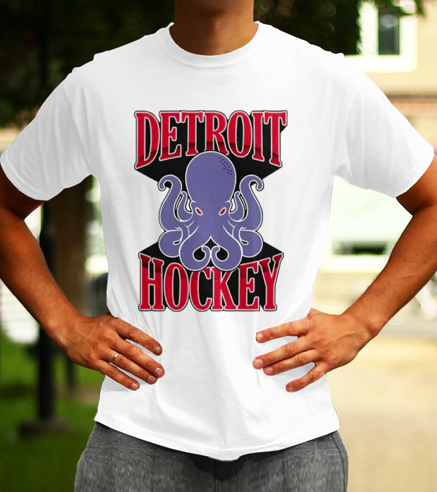 Detroit Hockey Octopus Sports T-Shirt